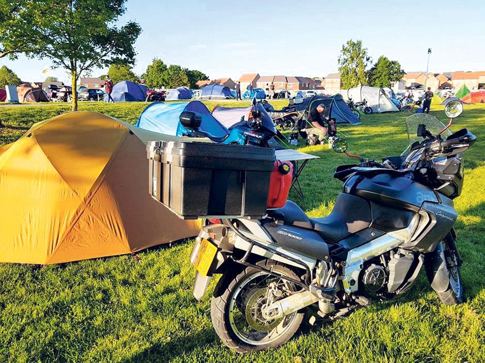 Camping at the MCN Festival Camping at the MCN Festival