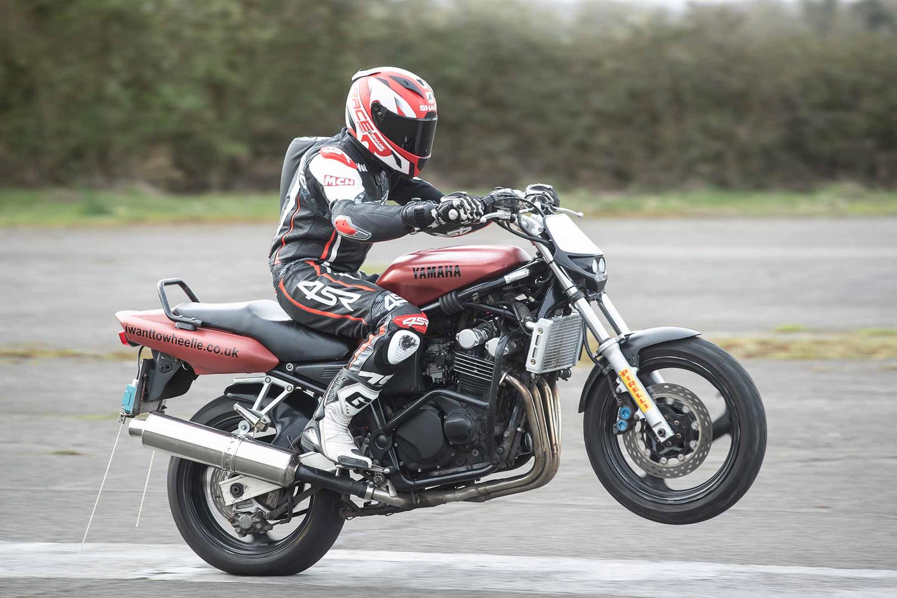 An early wheelie from the day An early wheelie from the day