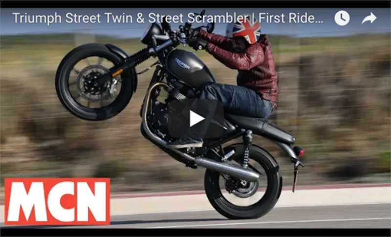 Triumph Street Twin video Triumph Street Twin video