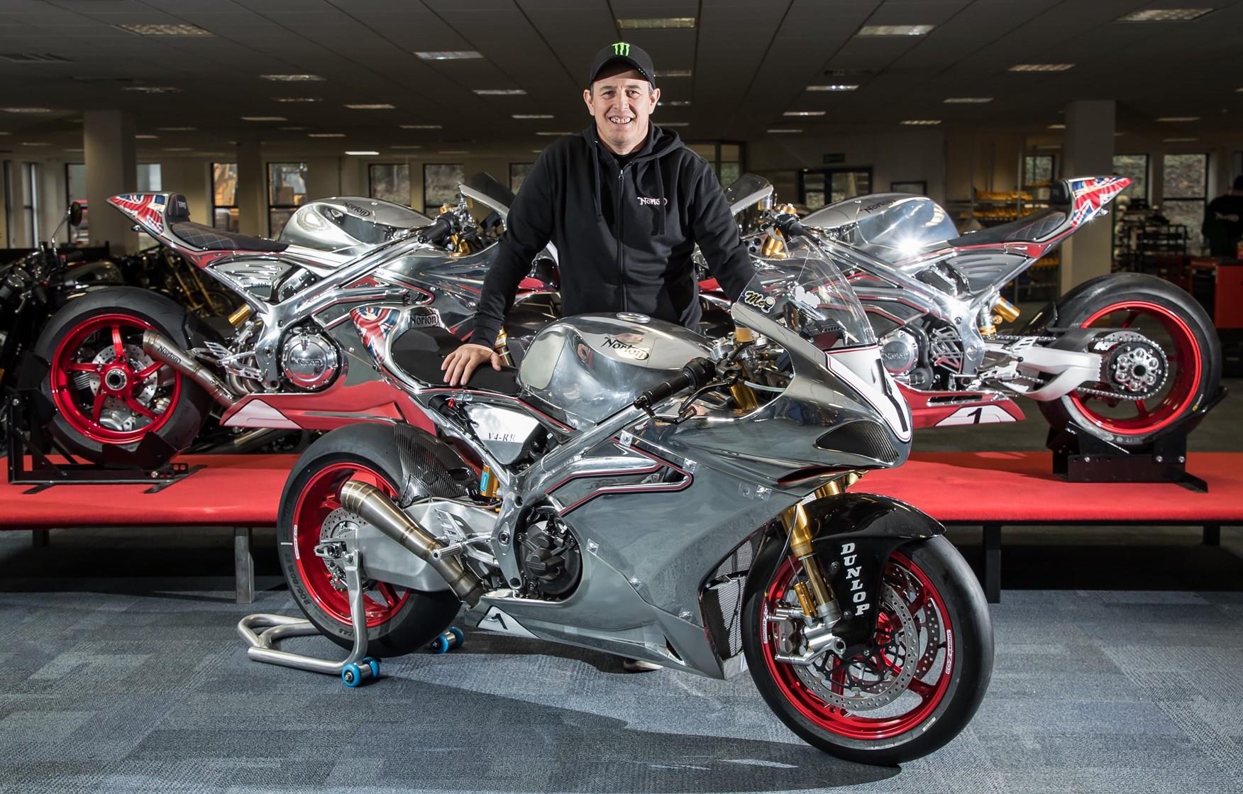 McGuinness with Nortons McGuinness with Nortons