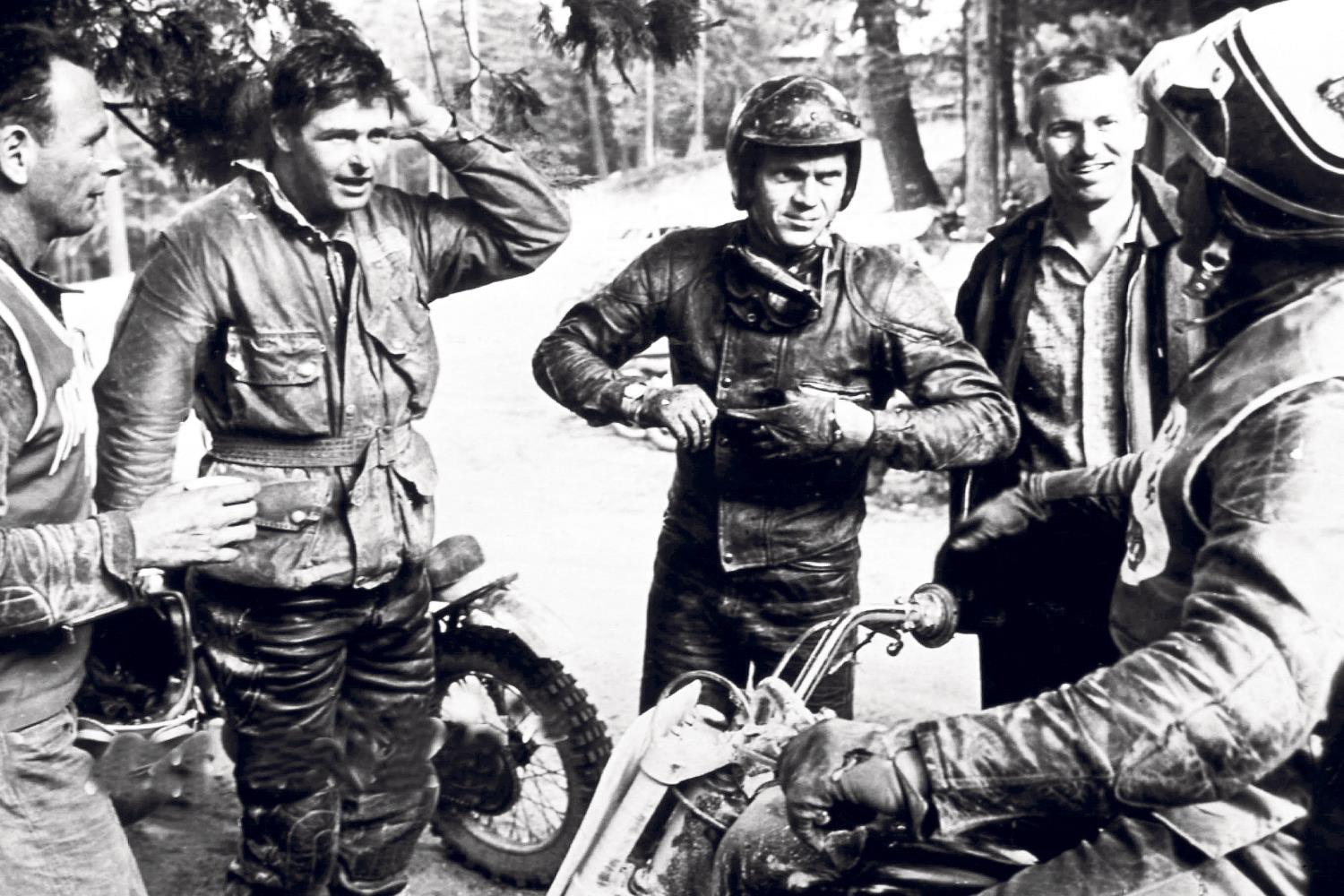 Ekins doubled for Steve McQueen in 'The Great Escape' Ekins doubled for Steve McQueen in 'The Great Escape'