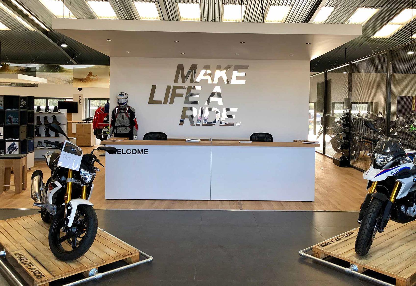 The Motorrad Swansea reception The Motorrad Swansea reception