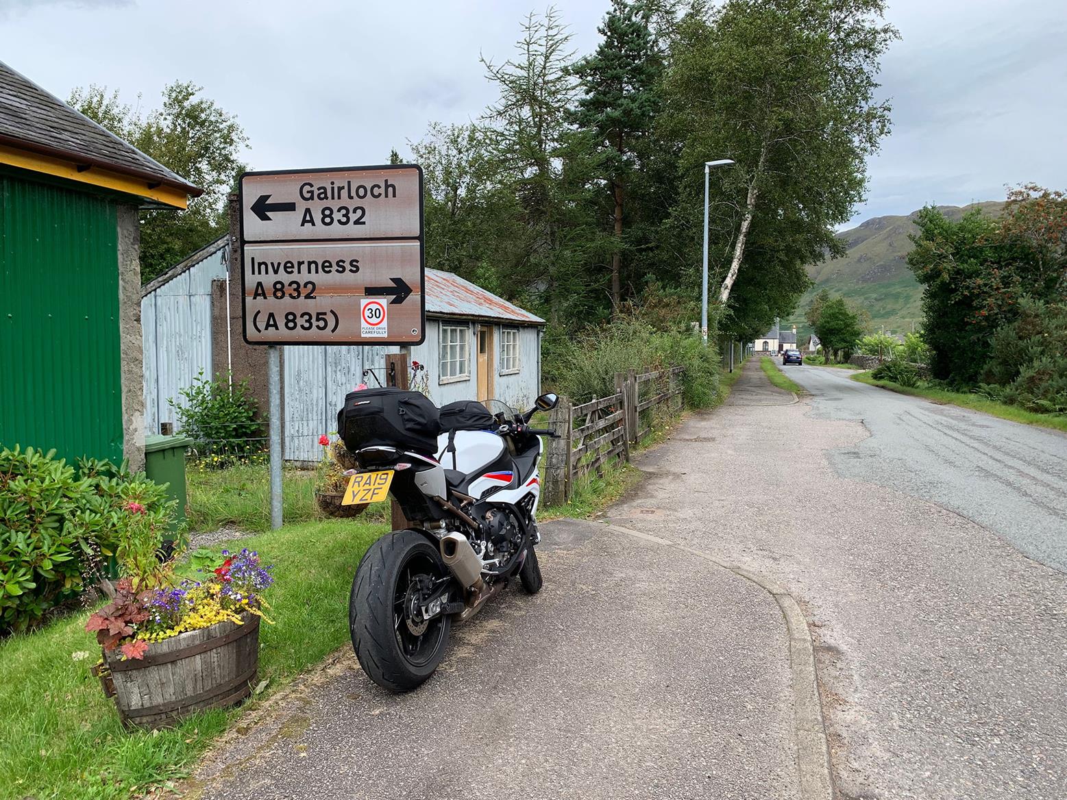 Riding the BMW S1000RR in Scotland Riding the BMW S1000RR in Scotland