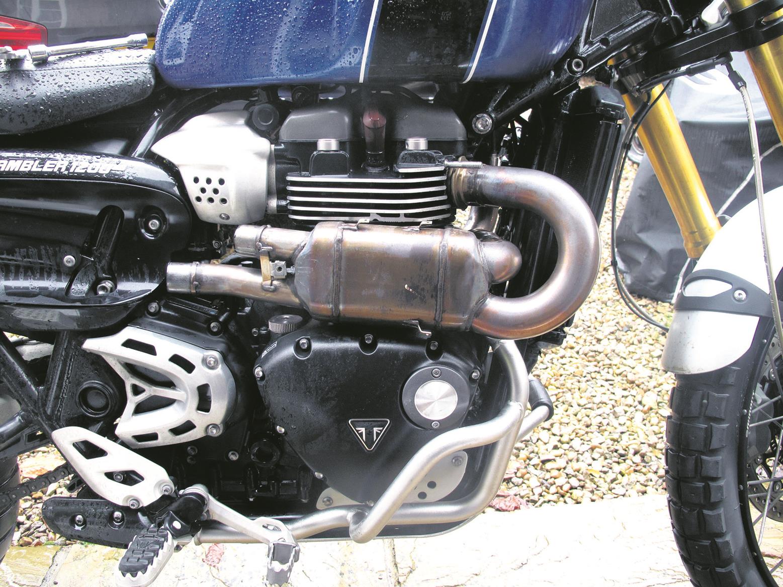 Triumph Scrambler 1200 XE catalyser Triumph Scrambler 1200 XE catalyser