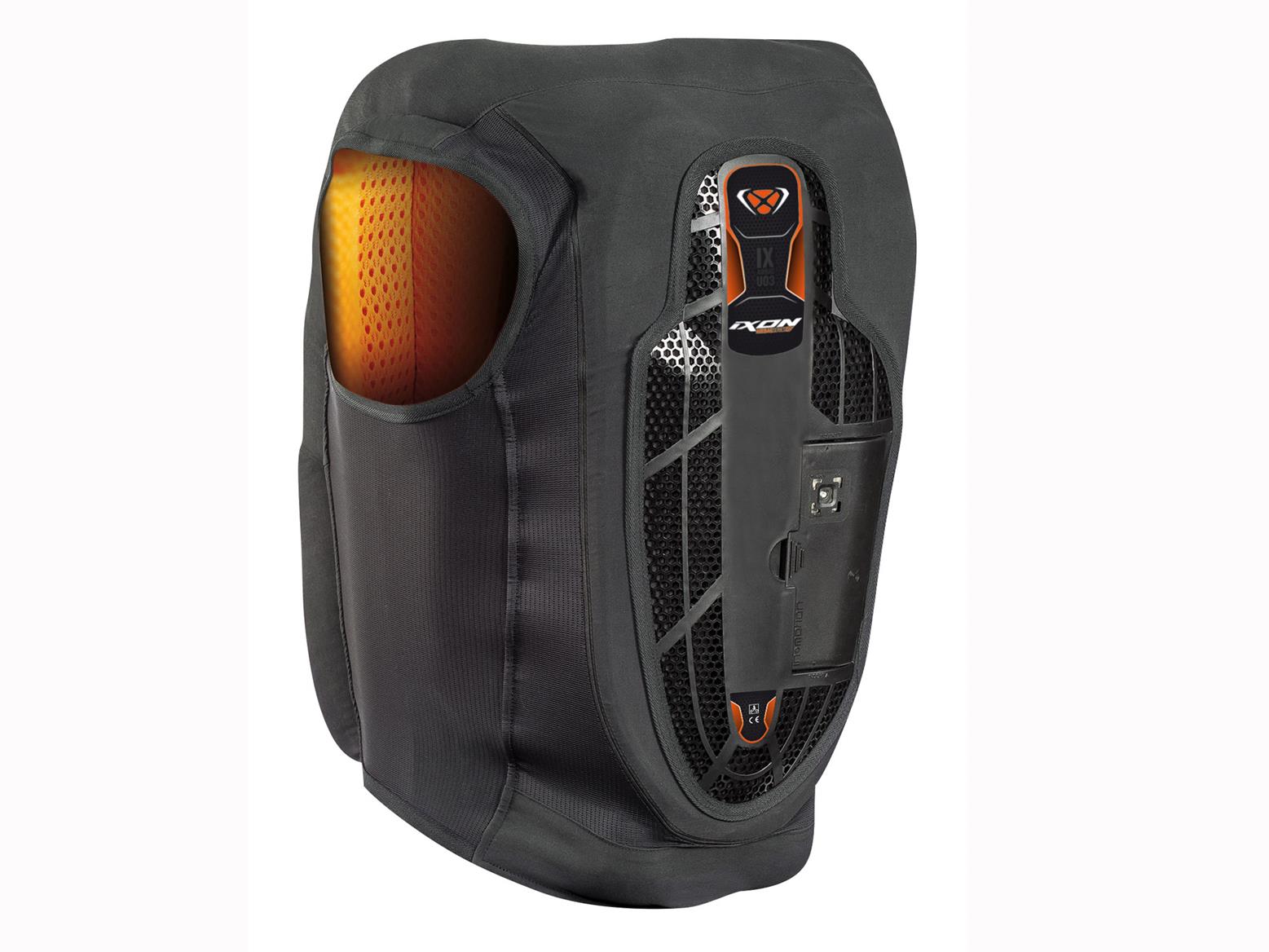 Airbag suit for any motorbike jacket by French firm Ixon Airbag suit for any motorbike jacket by French firm Ixon