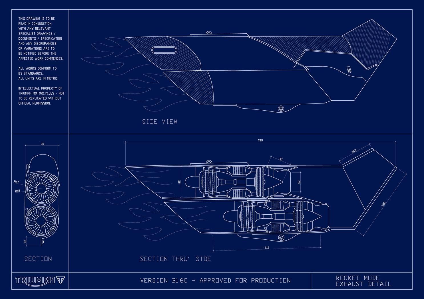 Triumph Rocket blueprint Triumph Rocket blueprint