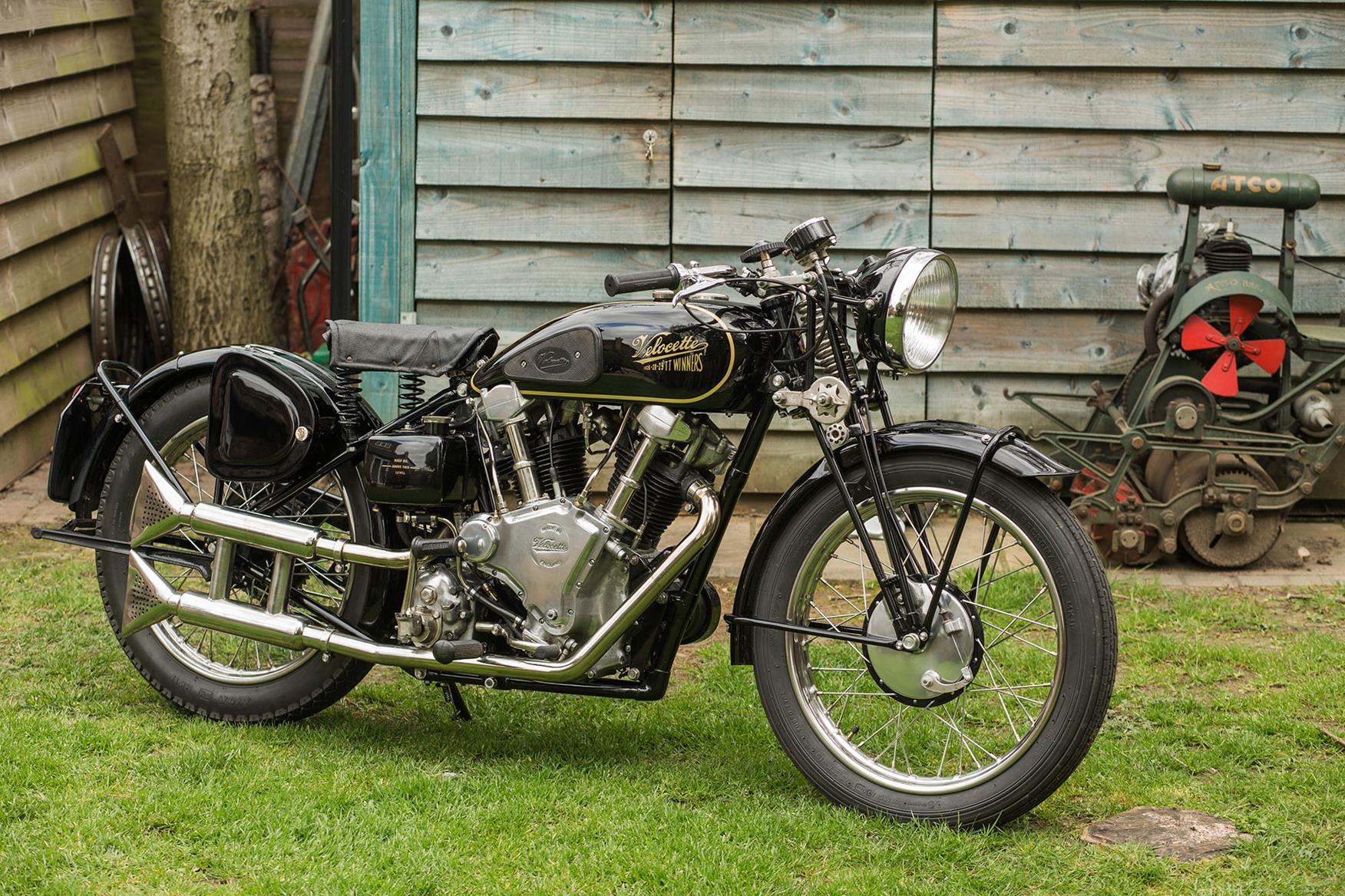Allen Millyard's Velocette V-twin Allen Millyard's Velocette V-twin