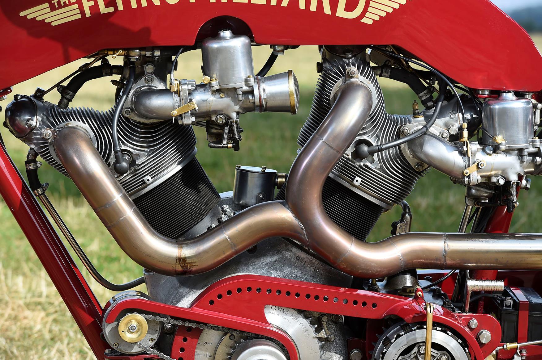 The Flying Millyard's 5-litre engine The Flying Millyard's 5-litre engine