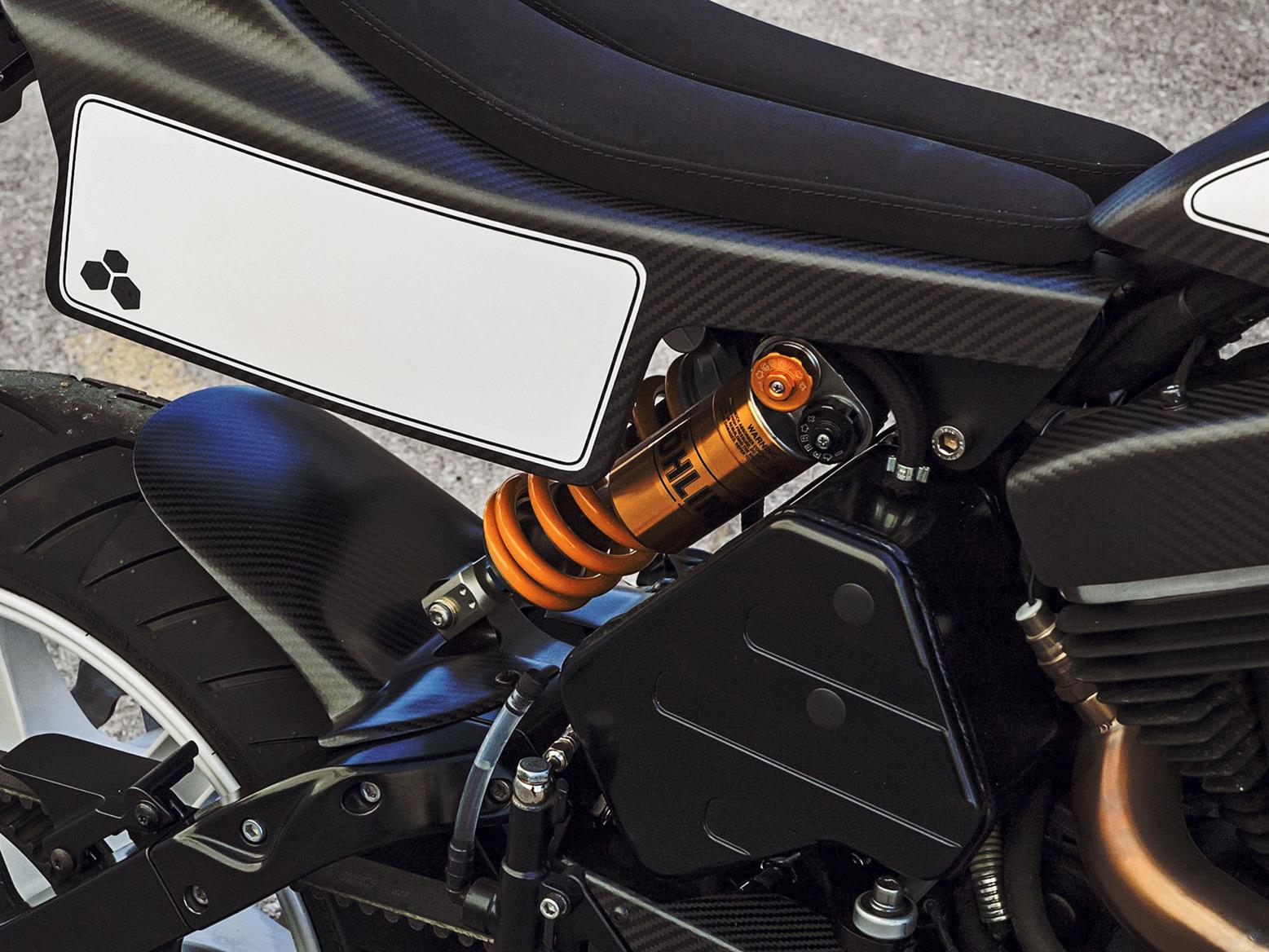 Bott Power XR1 White Carbon rear shock Bott Power XR1 White Carbon rear shock