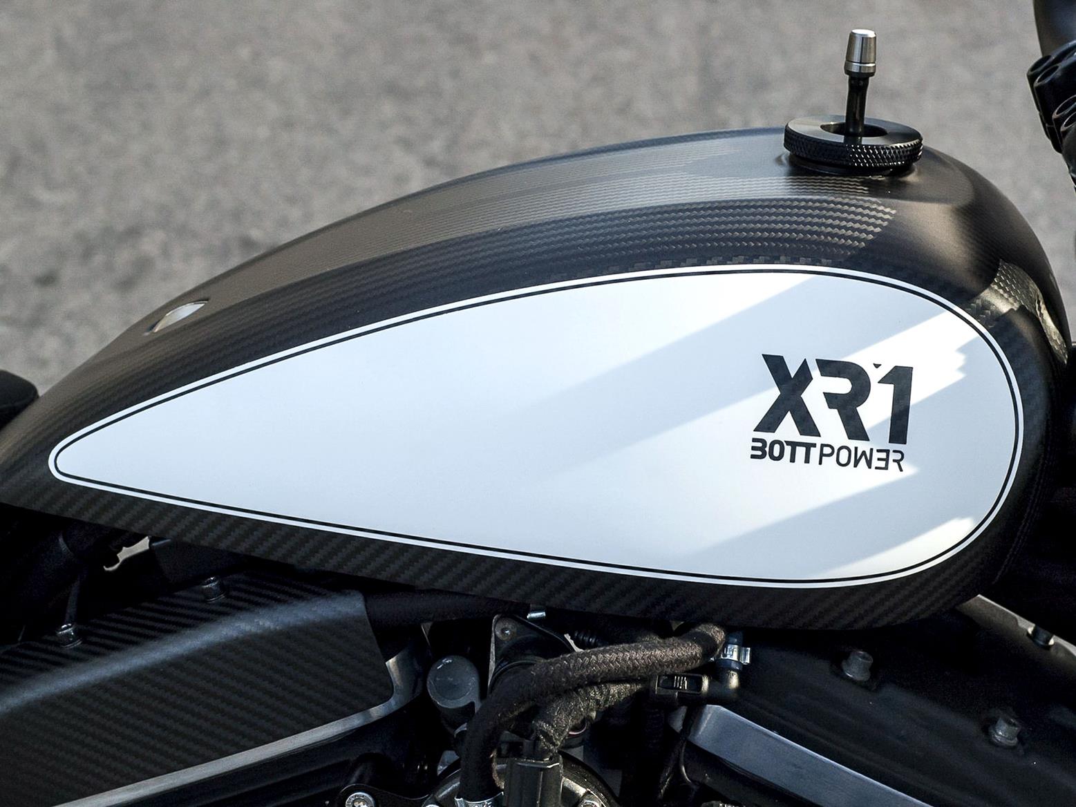Bott Power XR1 White Carbon fuel tank Bott Power XR1 White Carbon fuel tank