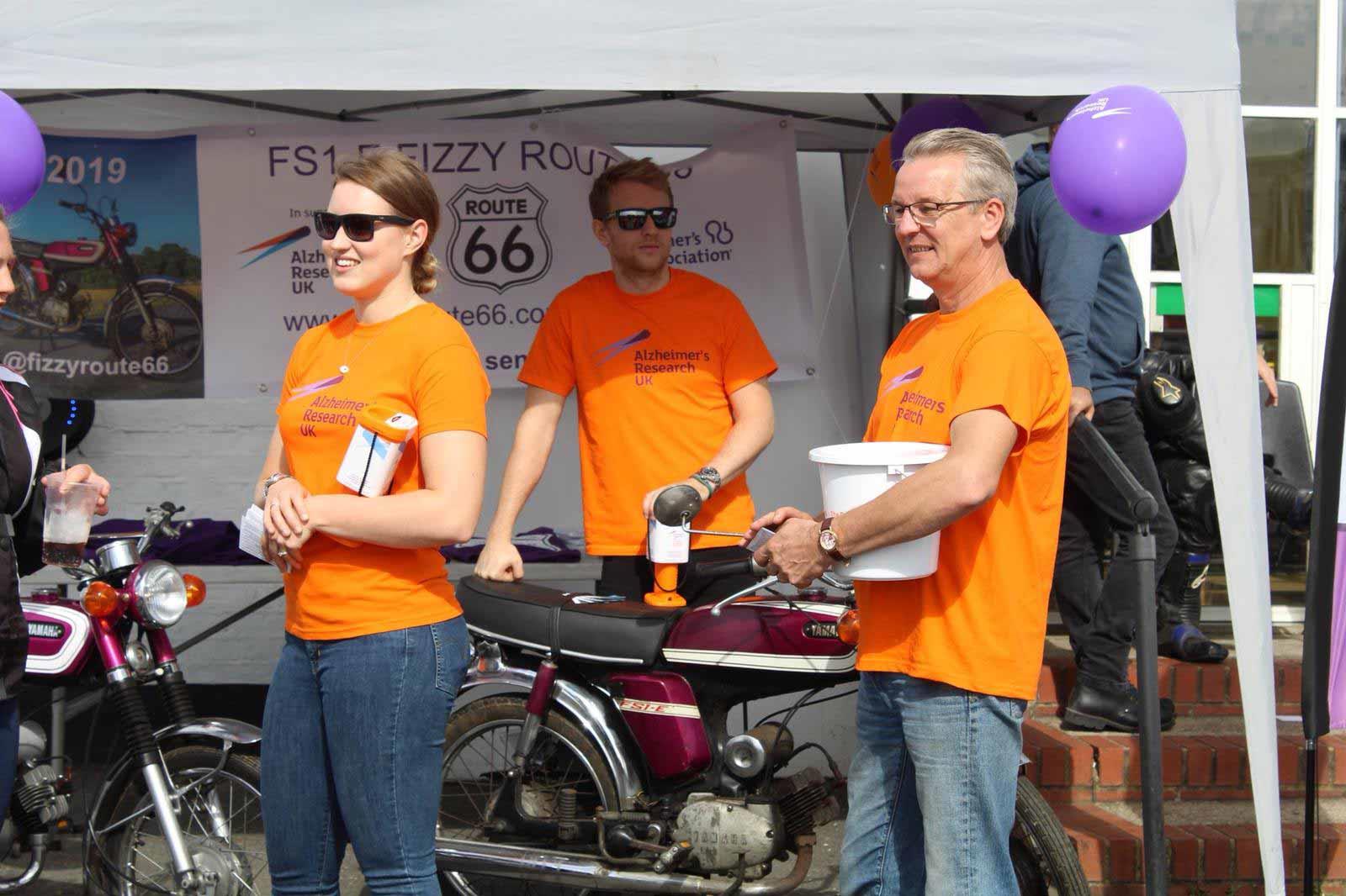 The team have raised money at various events The team have raised money at various events