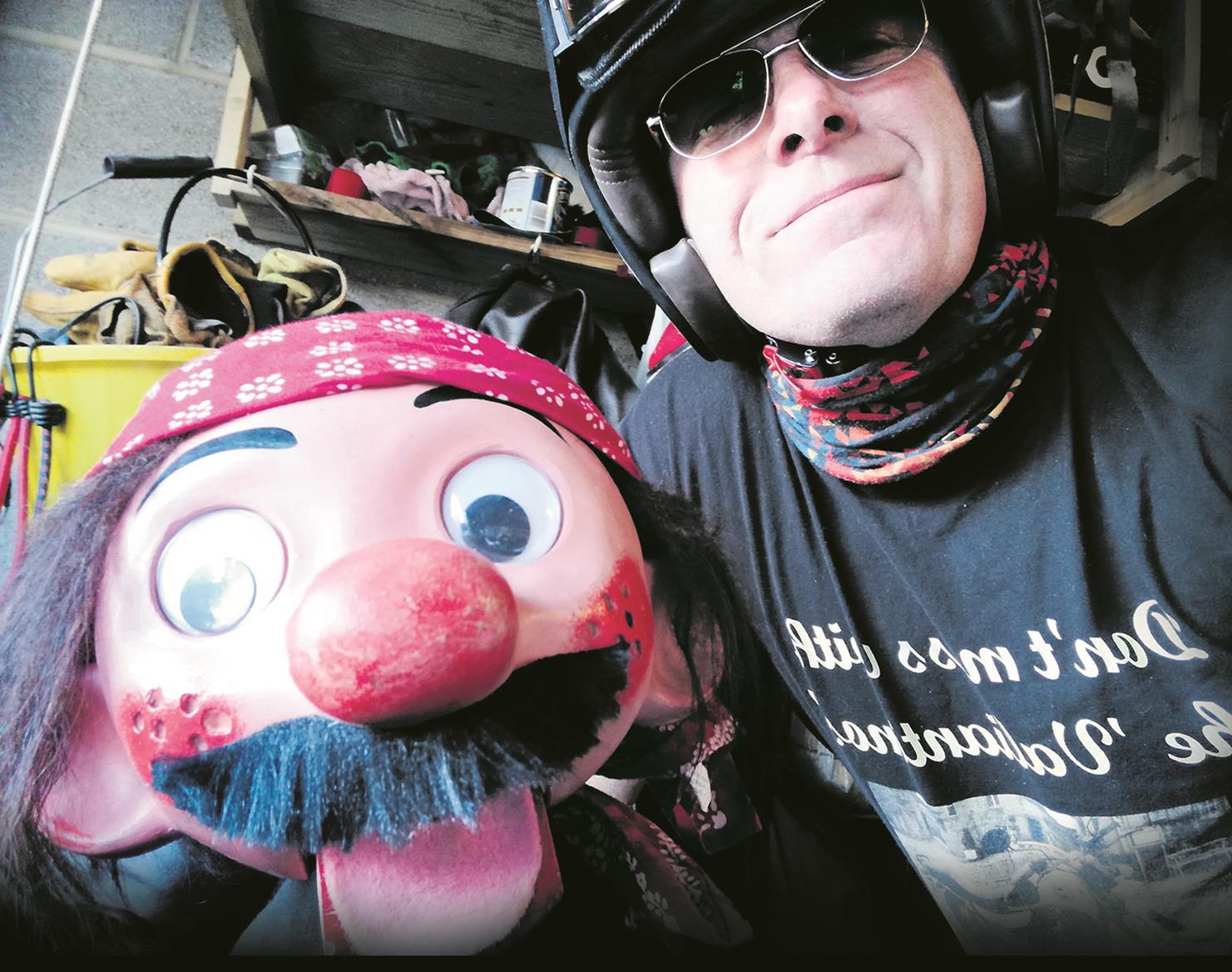 Mark Sheerin created the character Mark Sheerin created the character