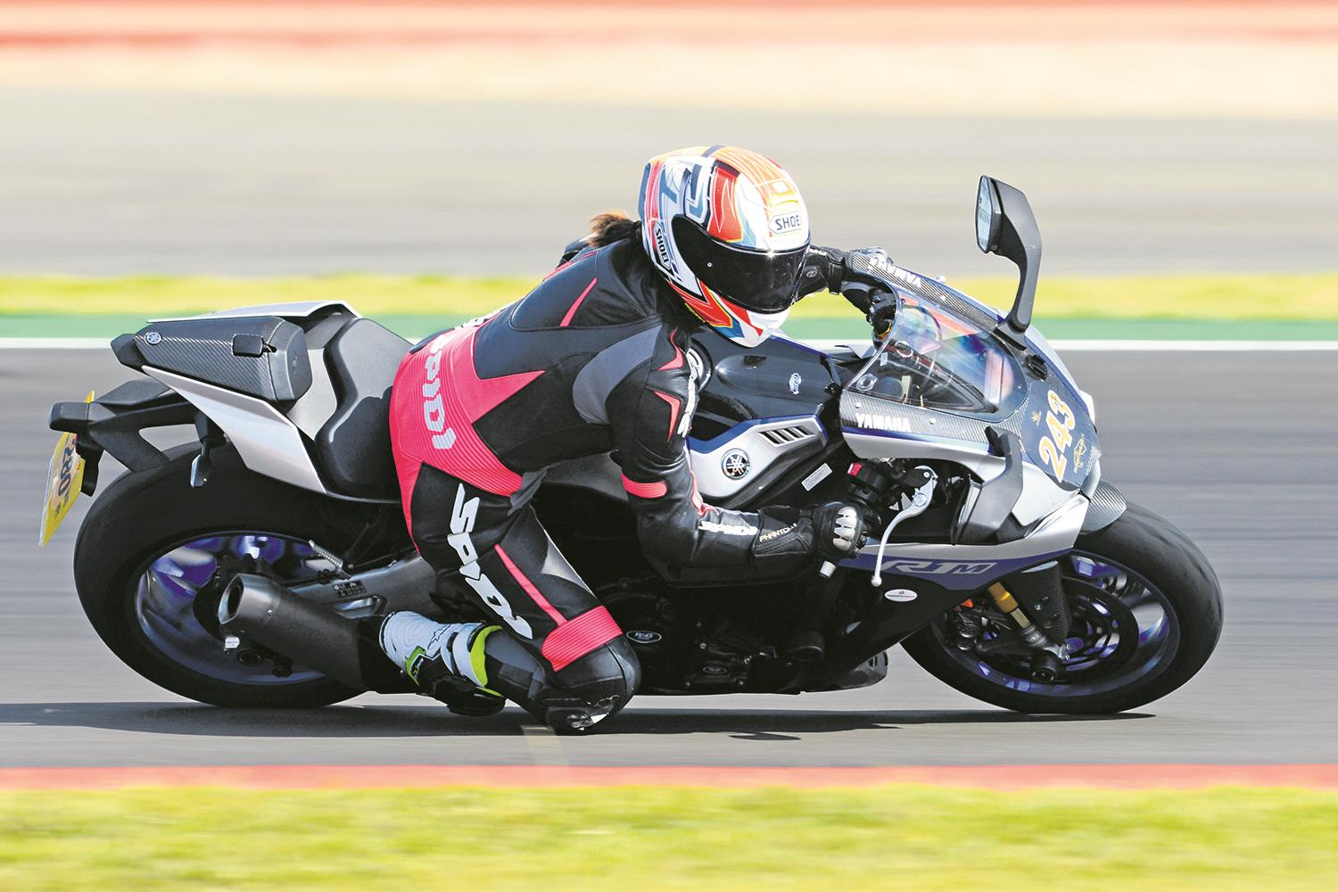 Emma gets to grips with the new Silverstone circuit surface Emma gets to grips with the new Silverstone circuit surface