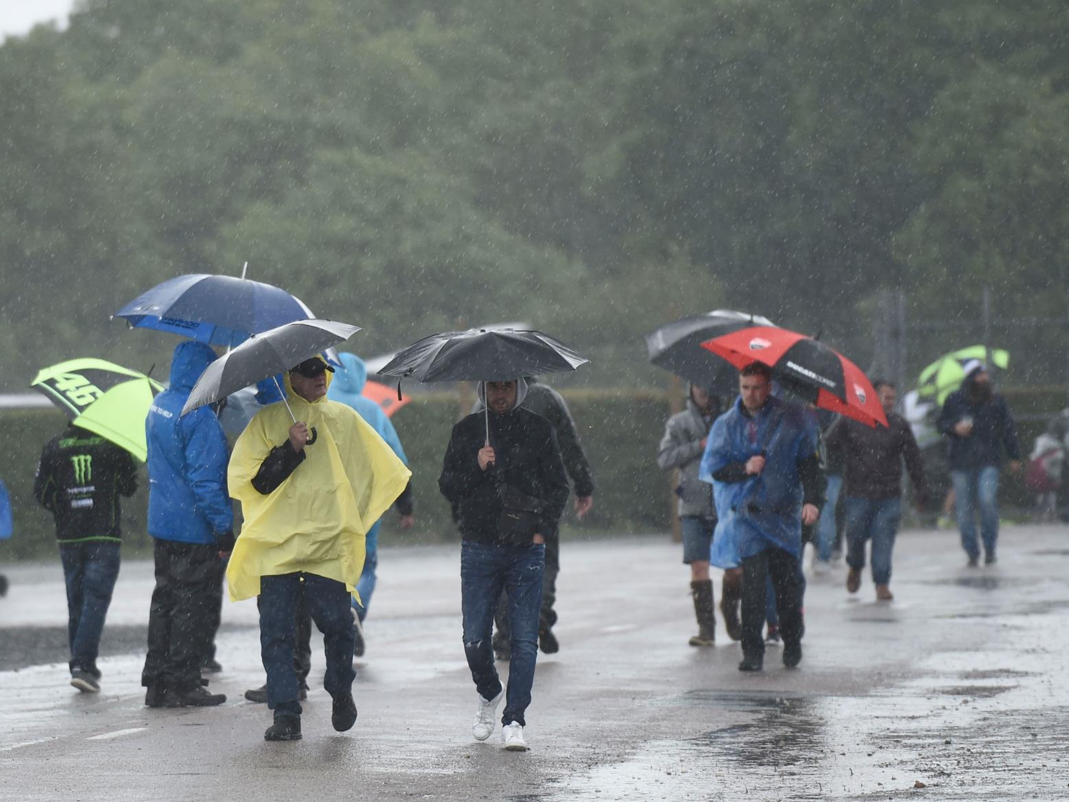 The rain shouldn't stop play at the 2019 British MotoGP at Silverstone The rain shouldn't stop play at the 2019 British MotoGP at Silverstone