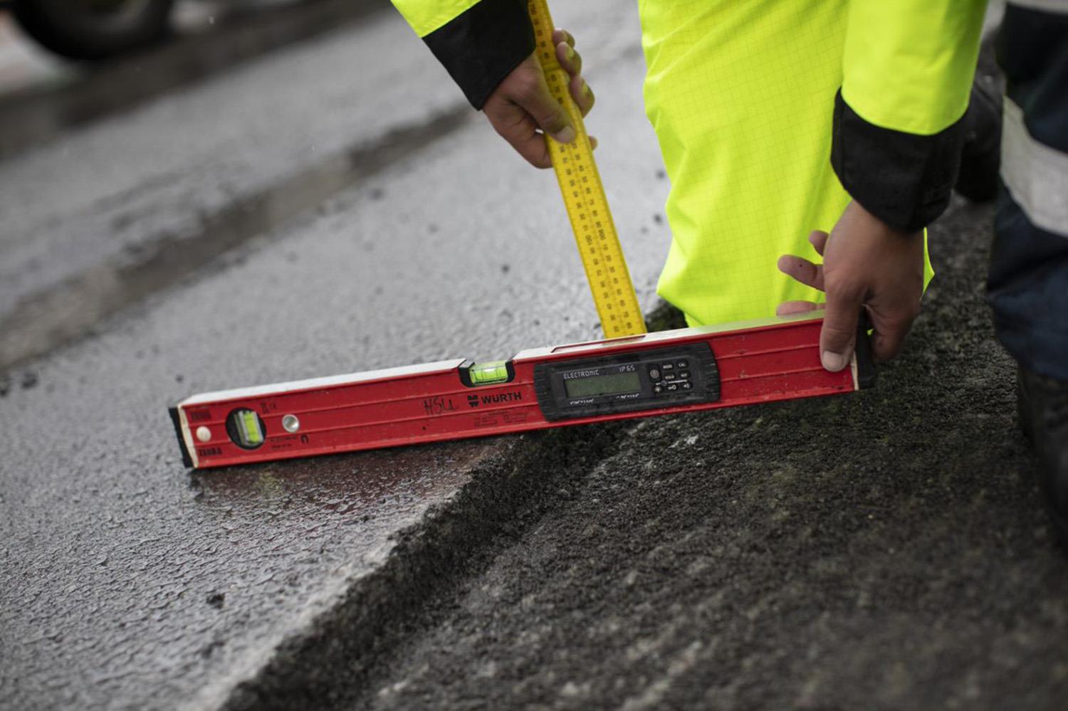 Gradients will be altered to aid water run-off Gradients will be altered to aid water run-off