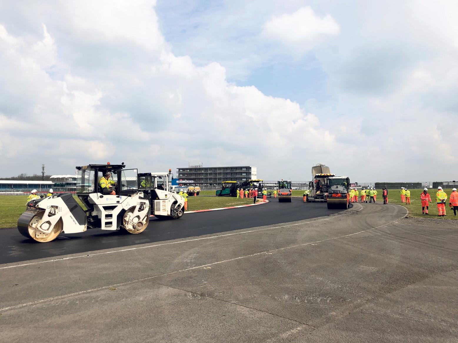 Resurfacing work will begin at Silverstone in June 2019 Resurfacing work will begin at Silverstone in June 2019