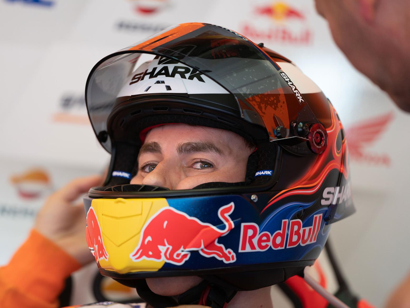 Jorge Lorenzo's SHARK helmet Jorge Lorenzo's SHARK helmet