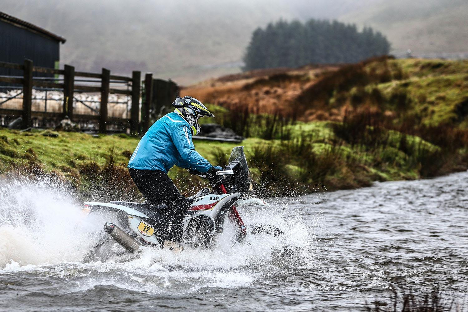 AJP PR7 fording river AJP PR7 fording river