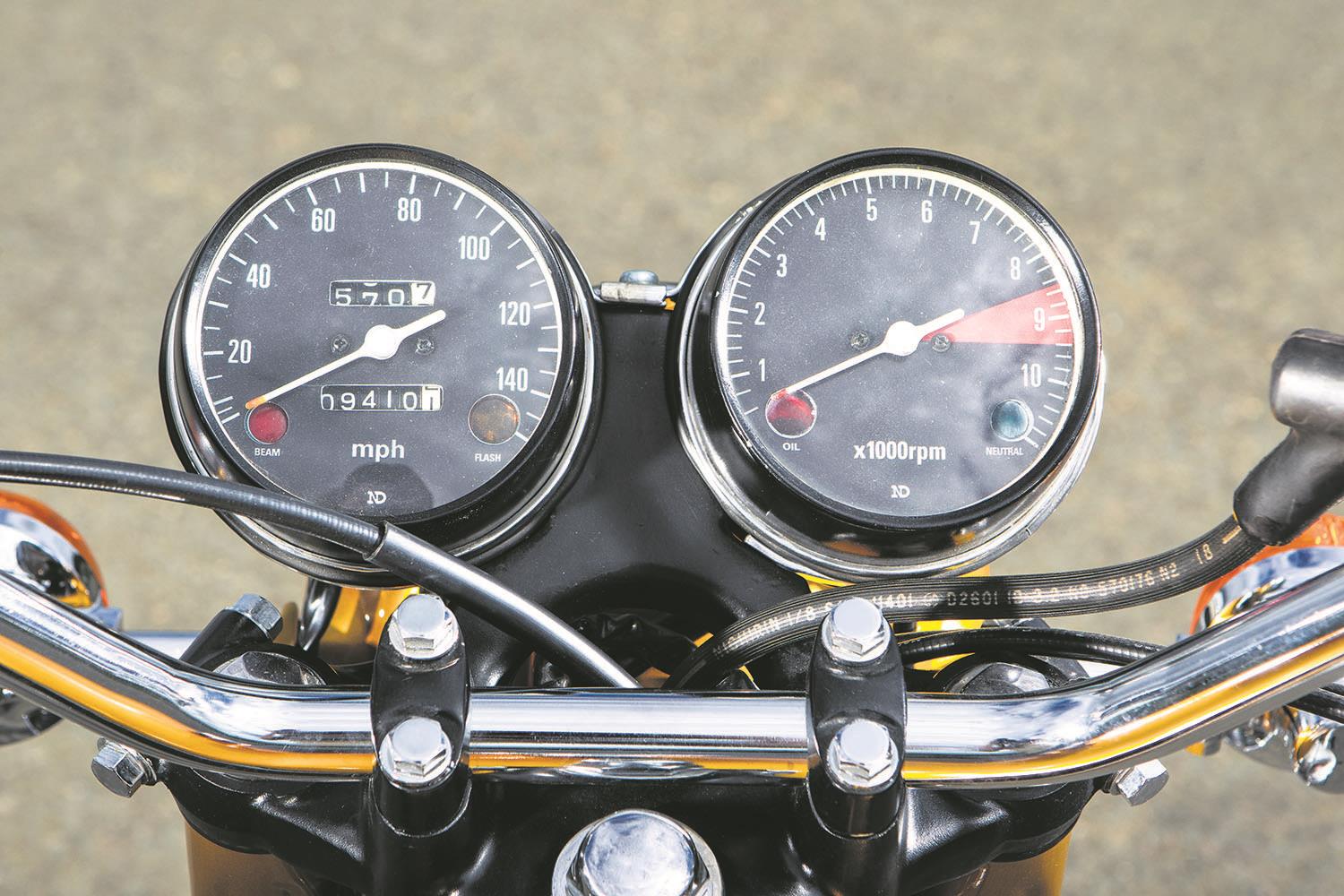 Honda CB750 clocks Honda CB750 clocks