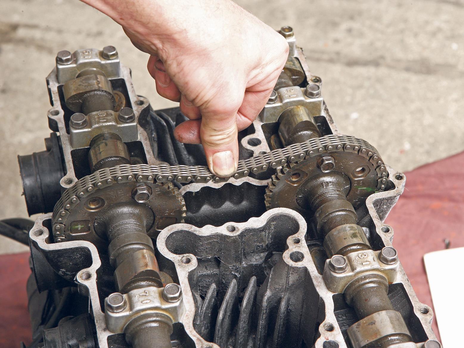 Clattering and slapping could mean cam chain or tensioner Clattering and slapping could mean cam chain or tensioner