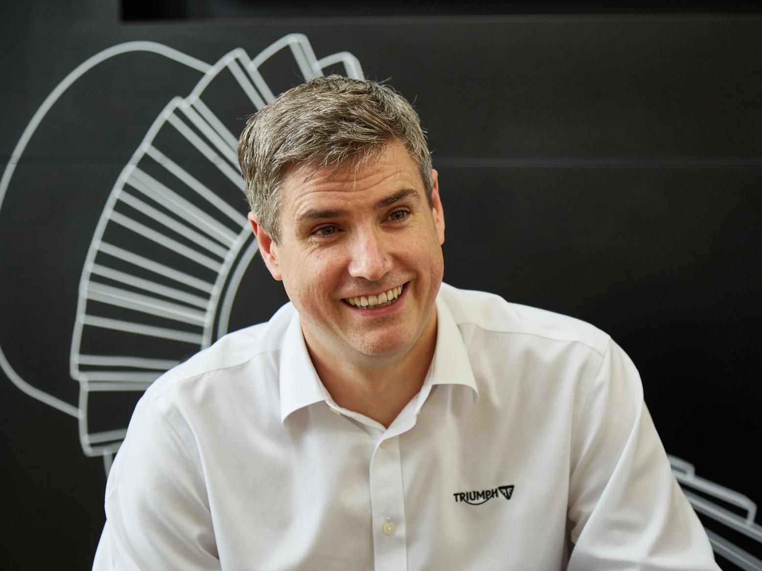 Triumph's Nick Bloor speaks exclusively to MCN Triumph's Nick Bloor speaks exclusively to MCN