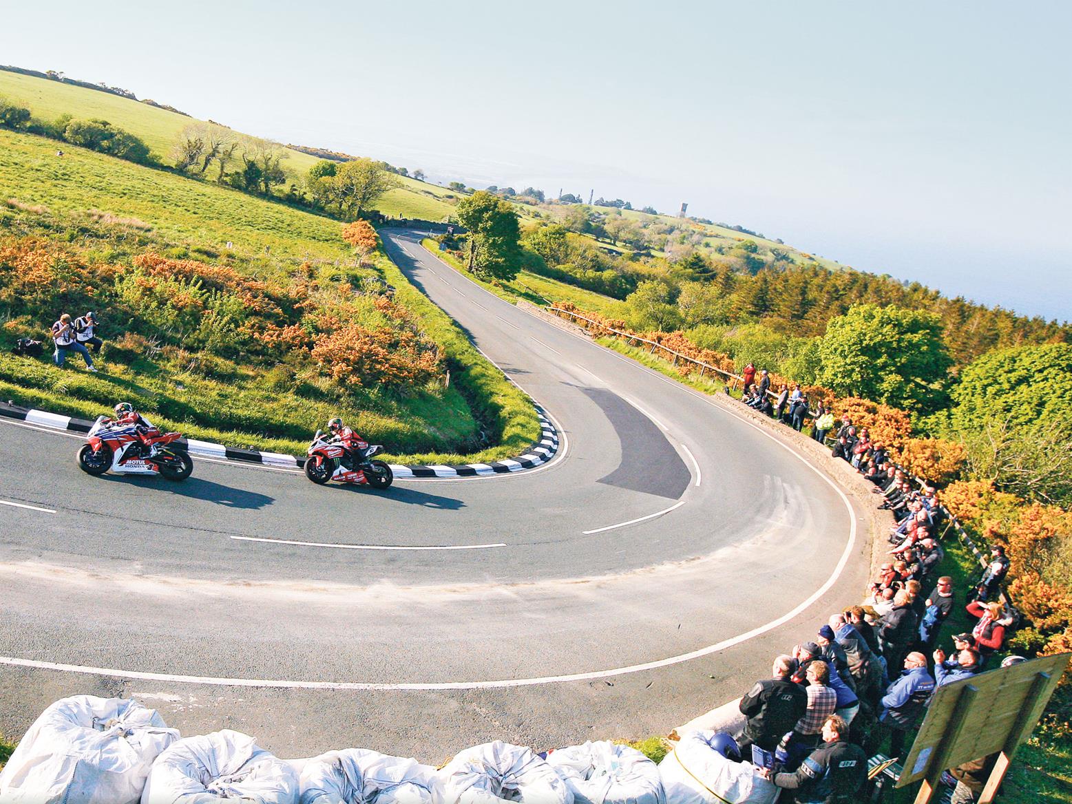 Conor Cummins and John McGuinness at The Gooseneck Conor Cummins and John McGuinness at The Gooseneck
