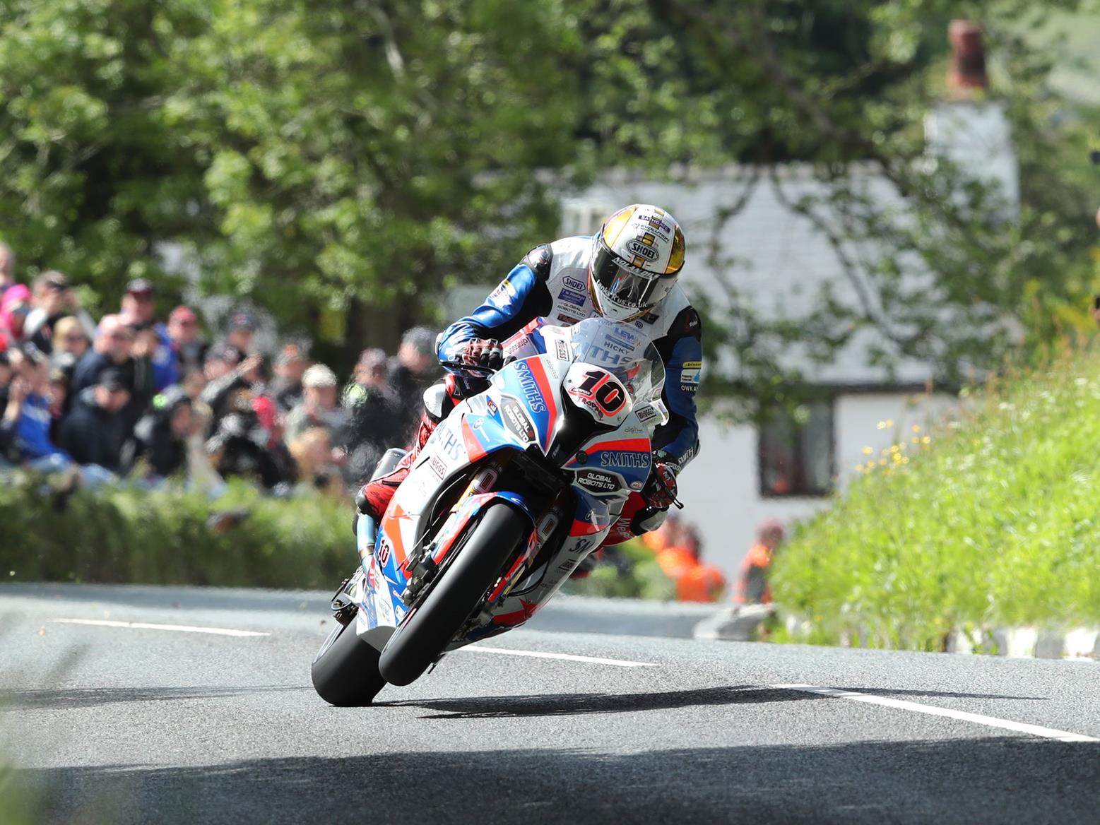 Peter Hickman on his Smiths Racing BMW Peter Hickman on his Smiths Racing BMW