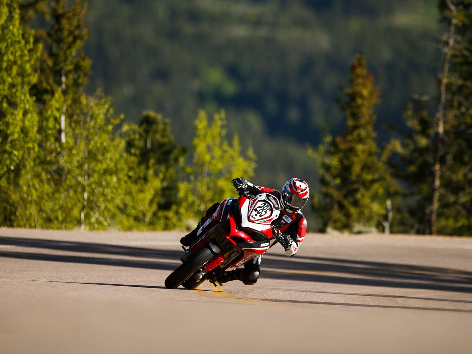 Codie Vahsholtz on the Ducati Multistrada 1260 Pikes Peak Codie Vahsholtz on the Ducati Multistrada 1260 Pikes Peak