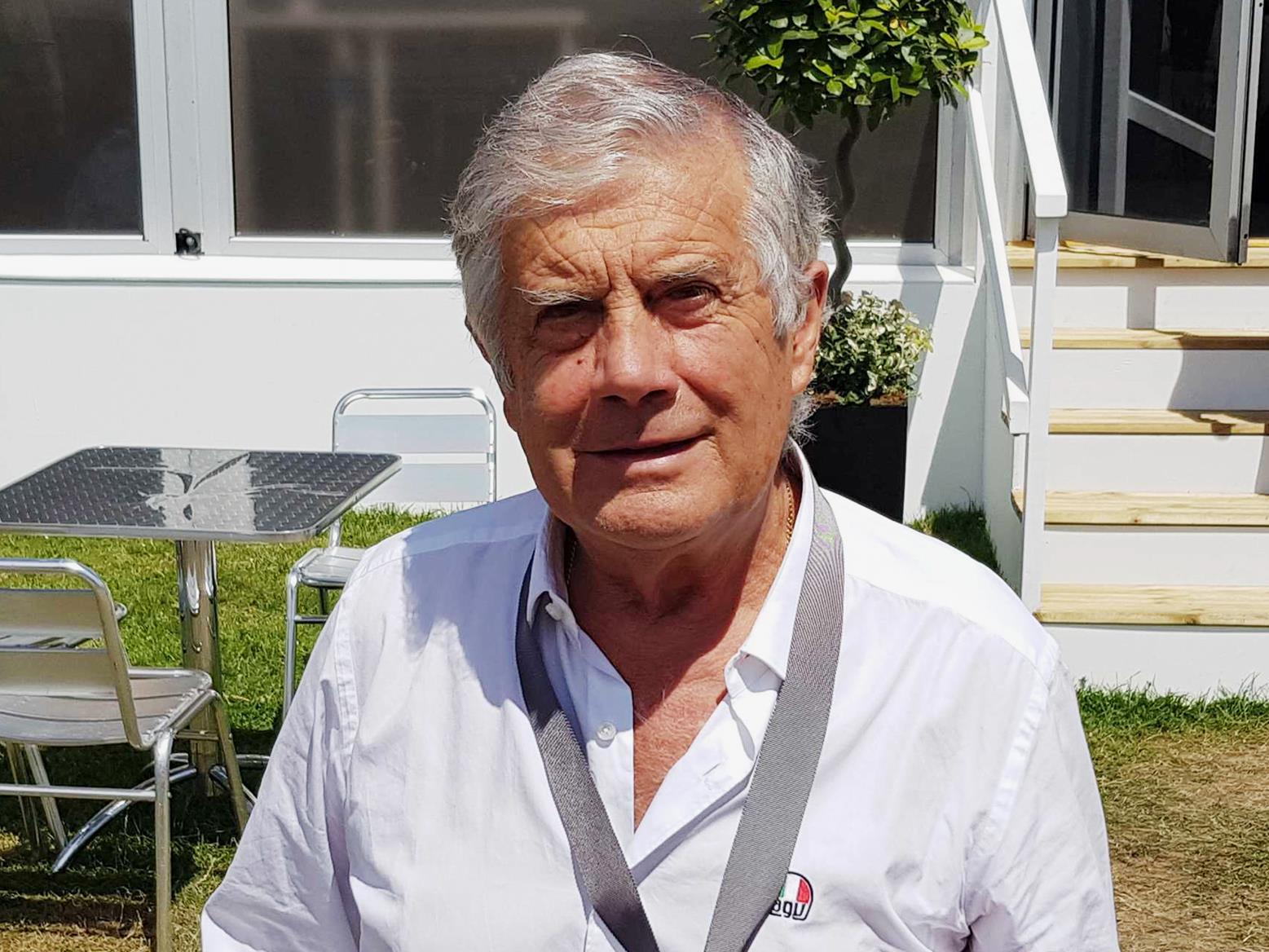Giacomo Agostini at the Goodwood Festival of Speed Giacomo Agostini at the Goodwood Festival of Speed