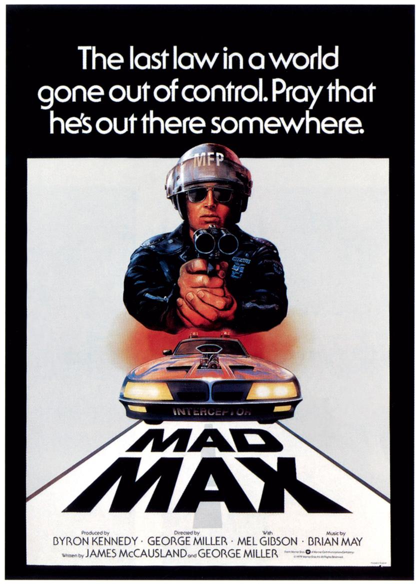 Original Mad Max film poster Original Mad Max film poster