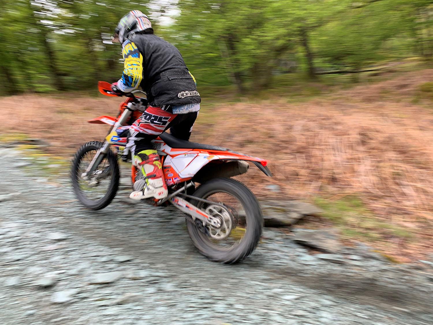 John McGuinness rocky ascent John McGuinness rocky ascent