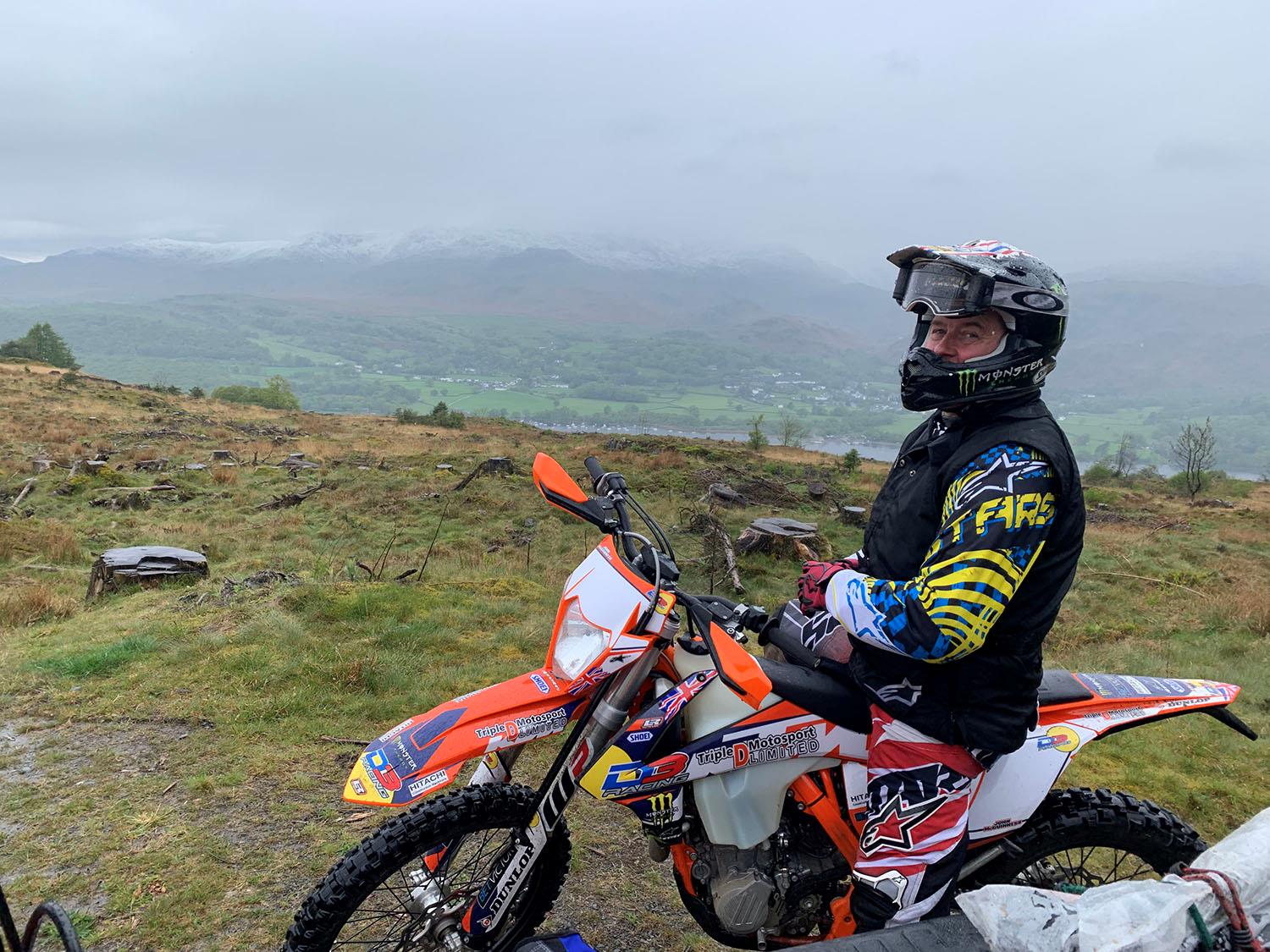 John McGuinness admiring the view John McGuinness admiring the view