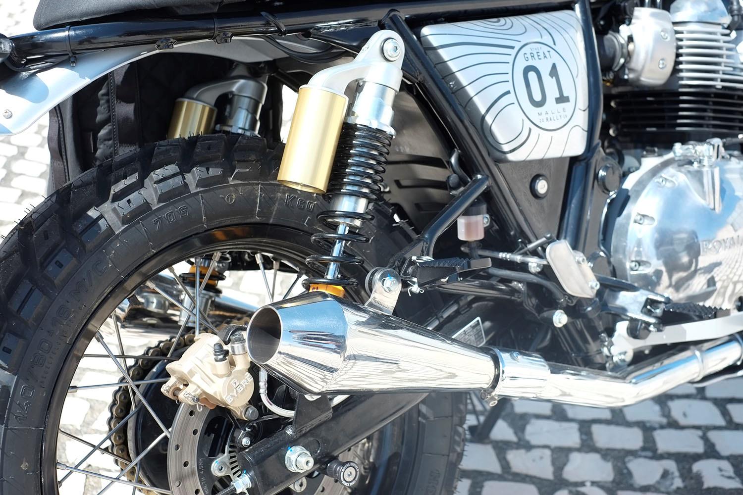 Royal Enfield Adventure exhaust Royal Enfield Adventure exhaust