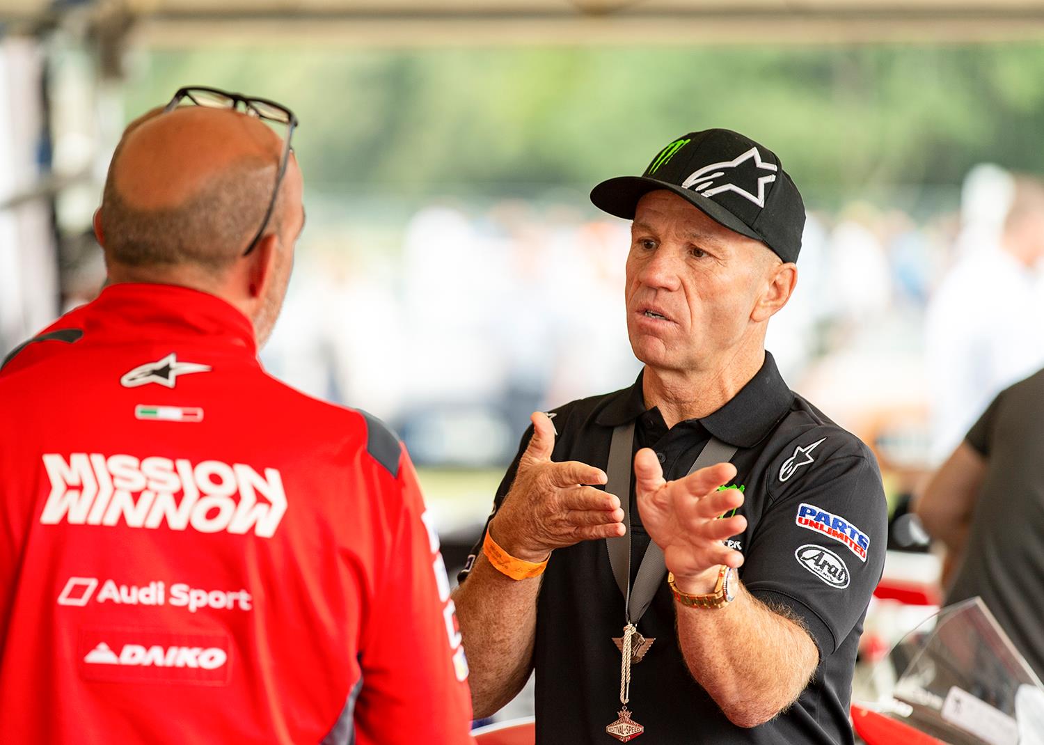 Randy Mamola discusses the Ducati Desmosedici GP12 two seater Randy Mamola discusses the Ducati Desmosedici GP12 two seater