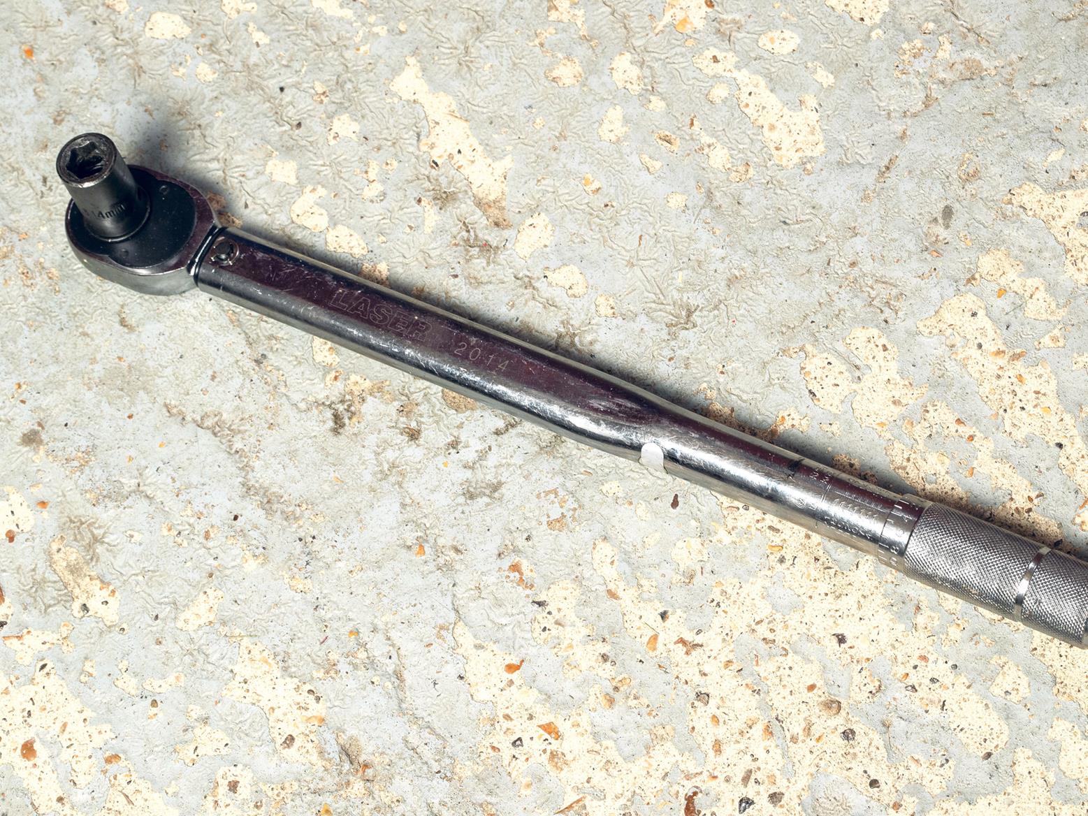 You'll need a torque wrench to remove your rear wheel You'll need a torque wrench to remove your rear wheel