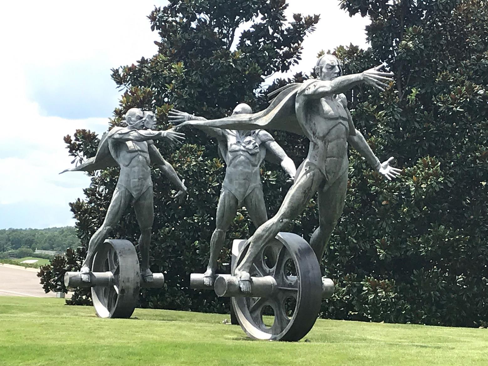 Crazy statue outside Barber Vintage Motorsport Museum Crazy statue outside Barber Vintage Motorsport Museum
