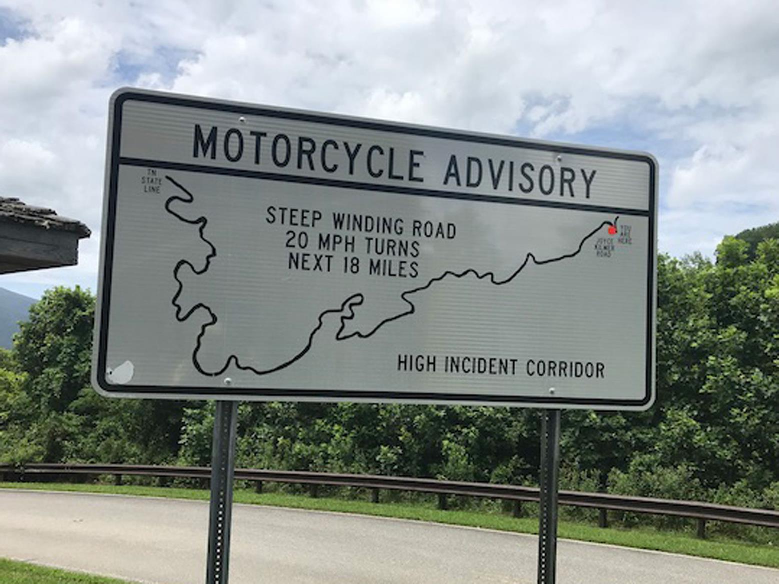 Bends were very much the order of the day for Simon's blast through the northern states of the USA Bends were very much the order of the day for Simon's blast through the northern states of the USA