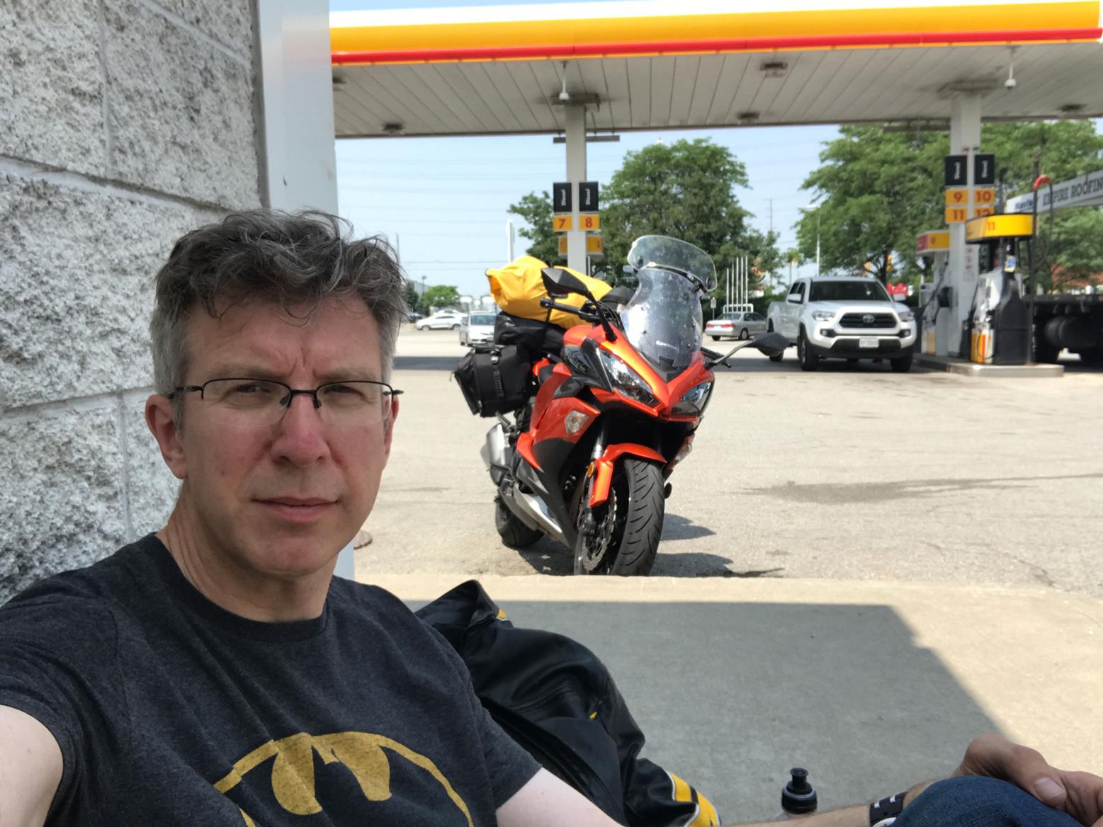 The heat in Canada wasn't something I was expecting, but eventually I got the bike unwrapped and ready to ride The heat in Canada wasn't something I was expecting, but eventually I got the bike unwrapped and ready to ride