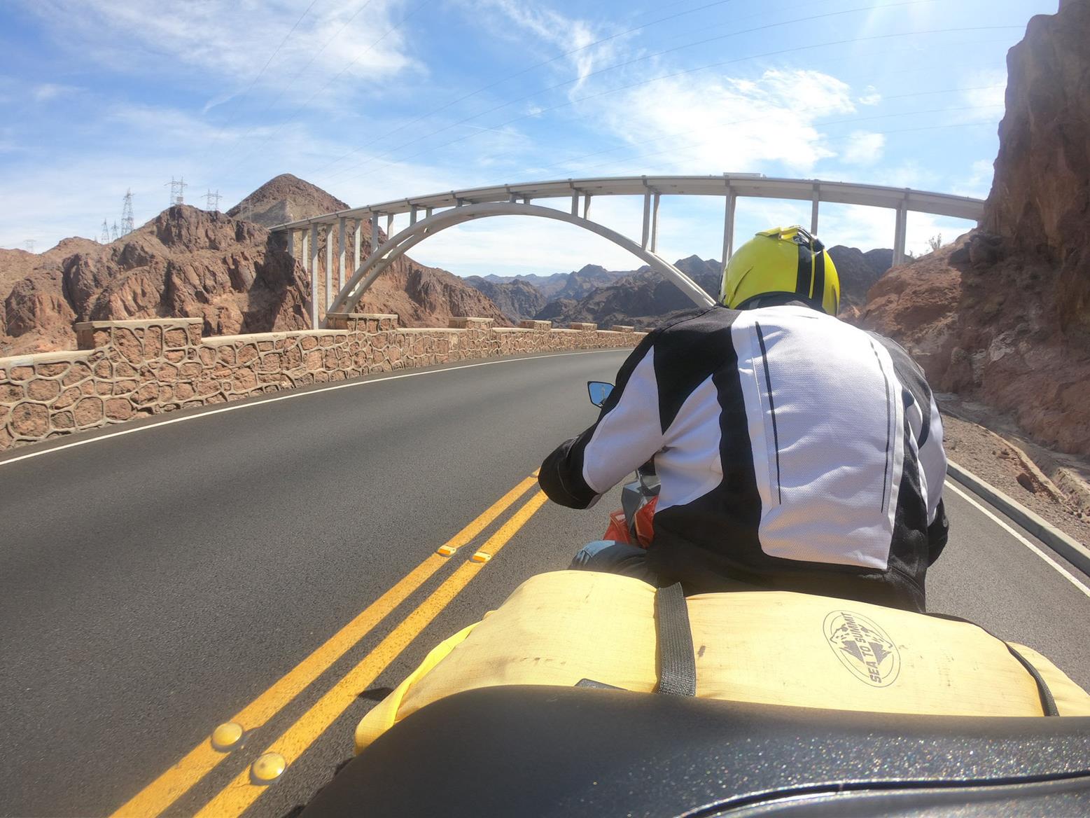 Hoover Dam approach road Hoover Dam approach road