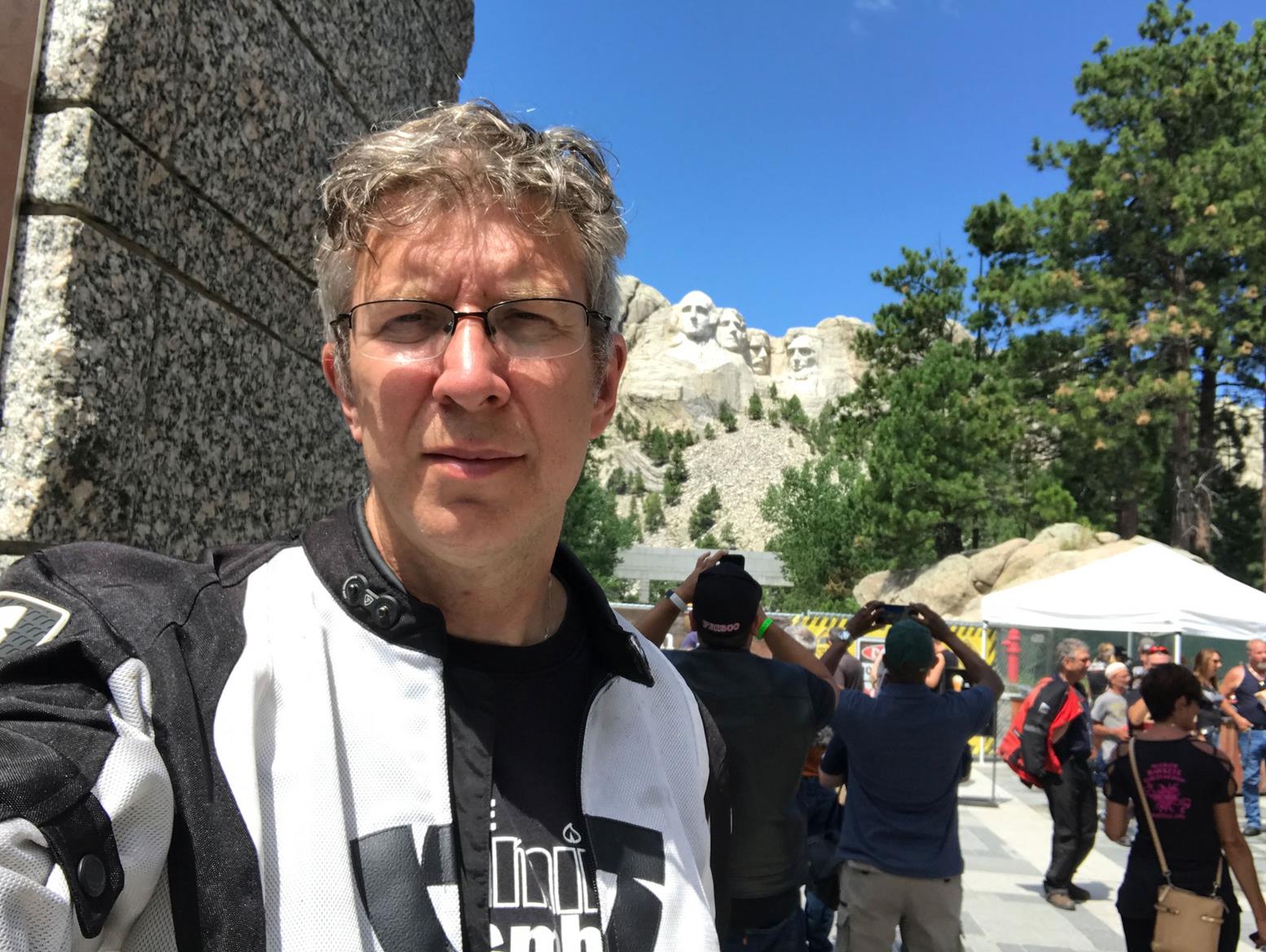 Simon at Mount Rushmoor Simon at Mount Rushmoor