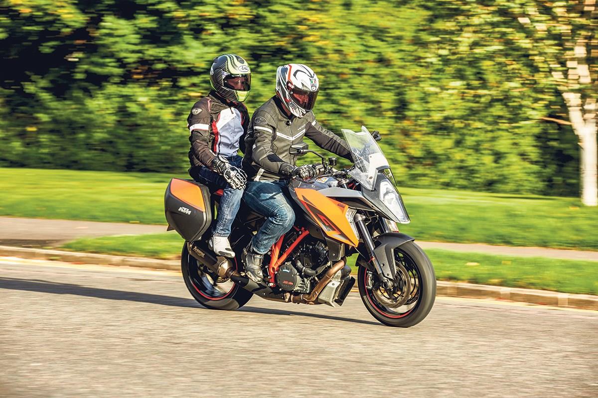 Riding pillion on a motorbike Riding pillion on a motorbike