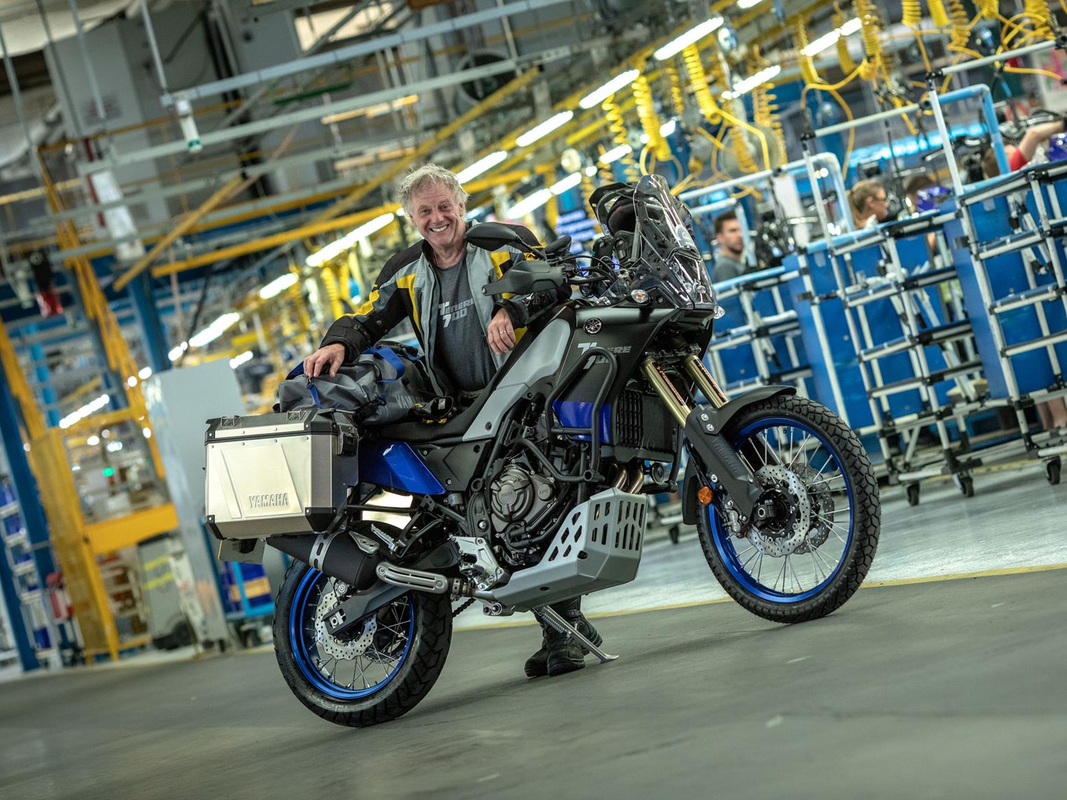 Nick Sanders MBE collects his new Yamaha Ténéré 700 Nick Sanders MBE collects his new Yamaha Ténéré 700