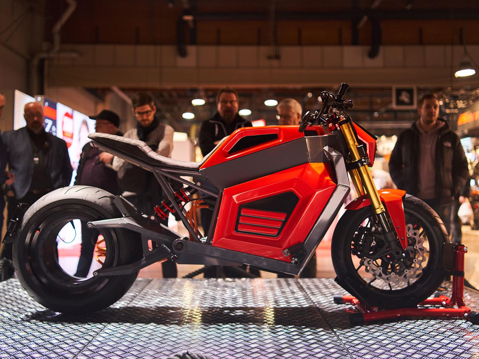 Hubless electric motorbike Hubless electric motorbike