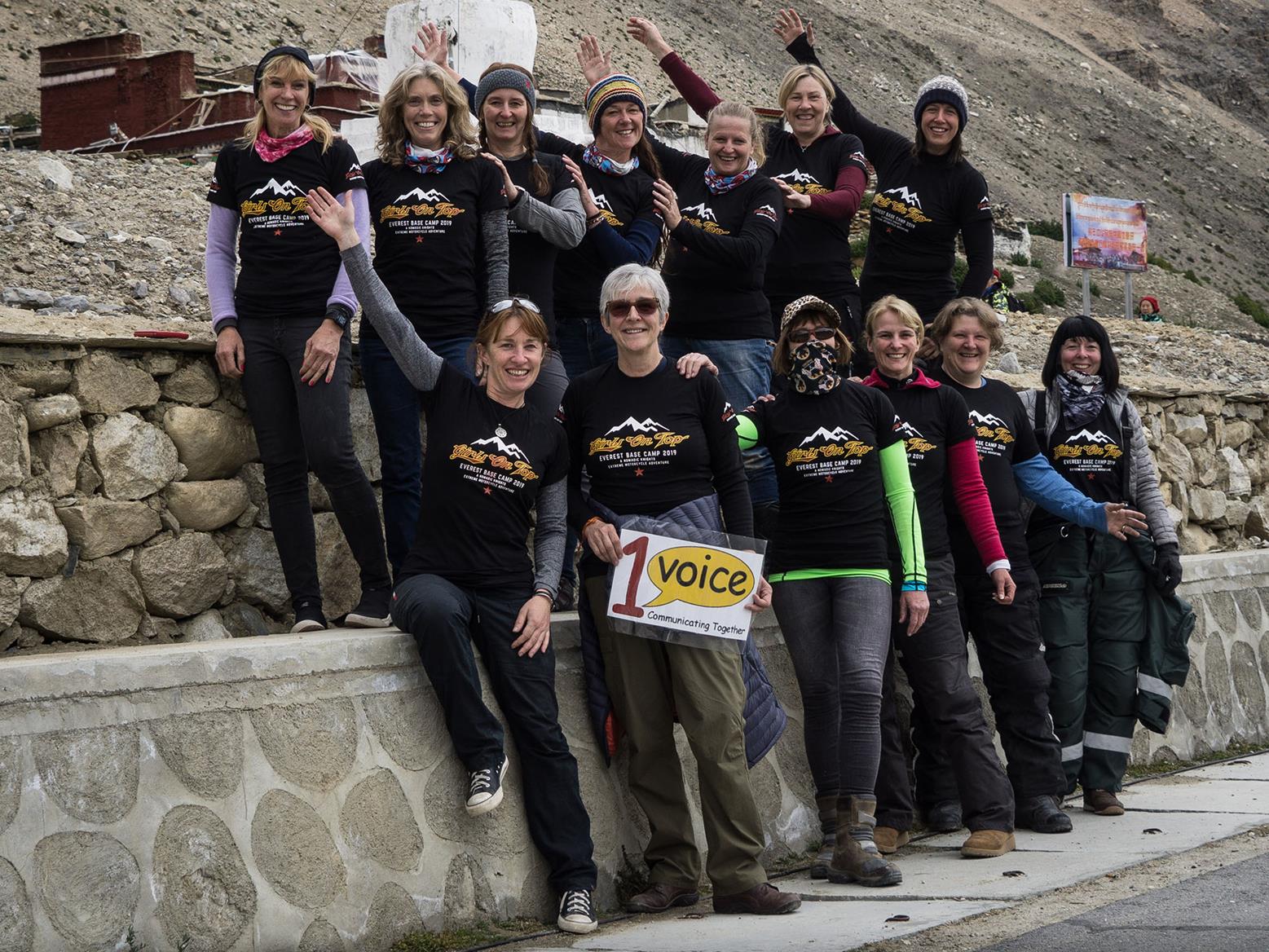 Steph reached the camp with 12 riders Steph reached the camp with 12 riders