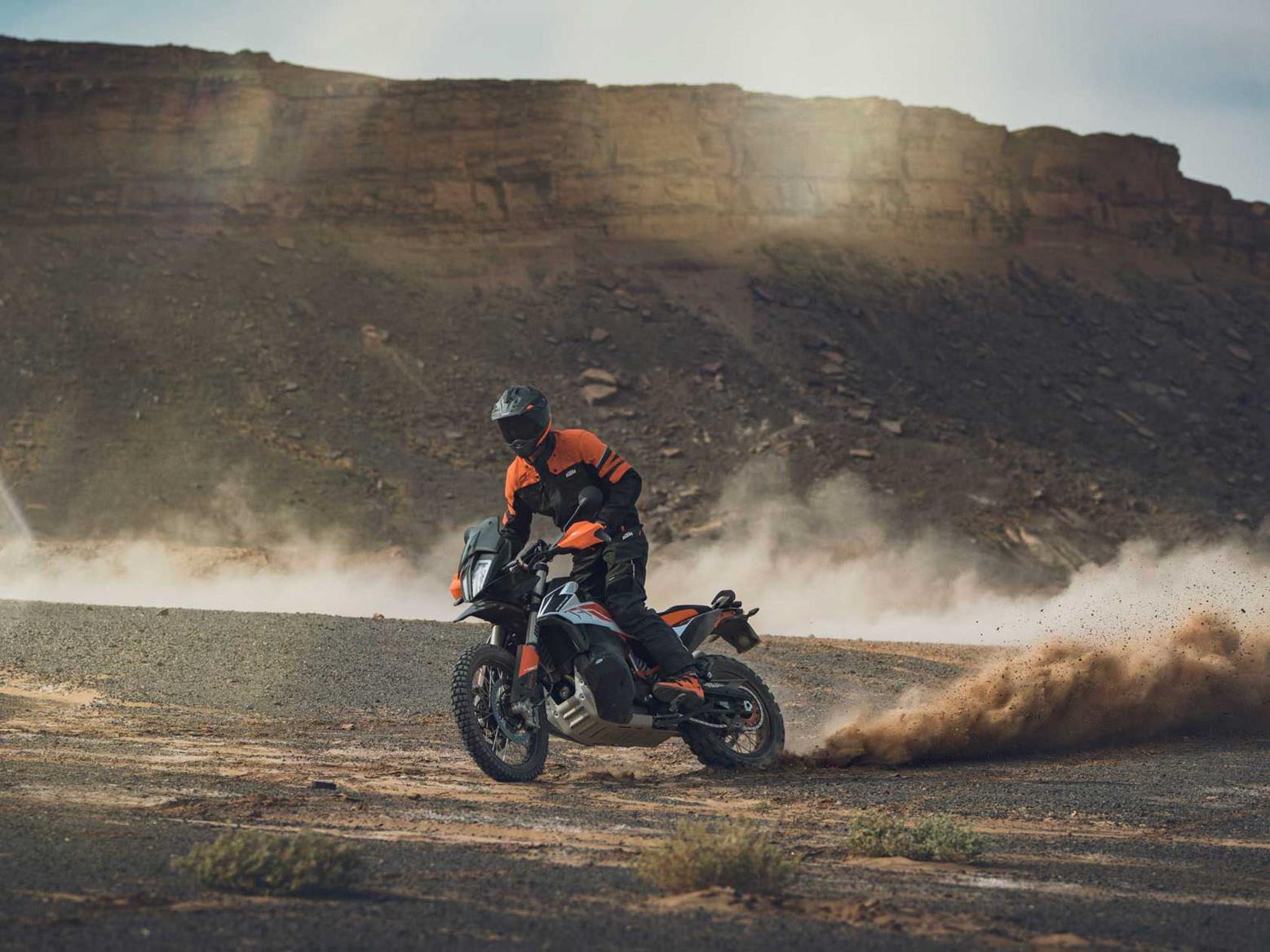The KTM 790 Adventure offers the best of both worlds - it's great on and off road The KTM 790 Adventure offers the best of both worlds - it's great on and off road