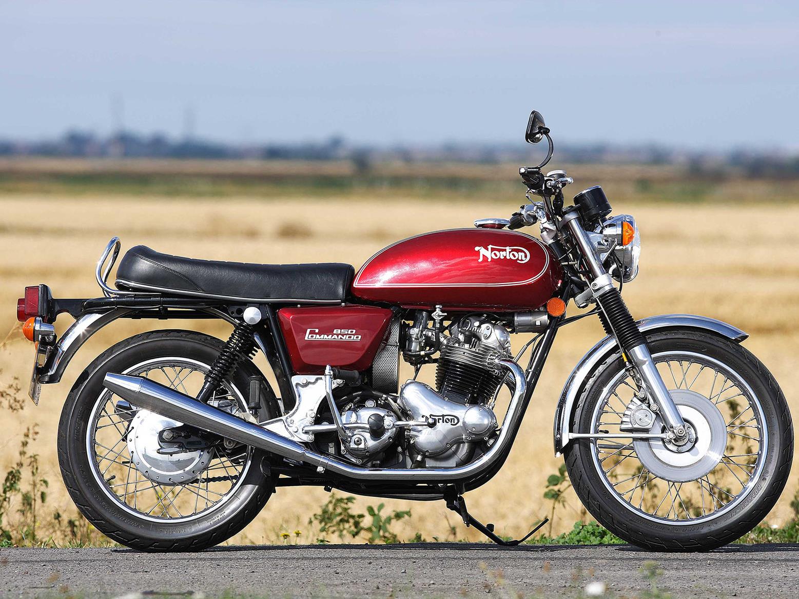 The 1975 Norton Commando Mark III went up to 850cc The 1975 Norton Commando Mark III went up to 850cc
