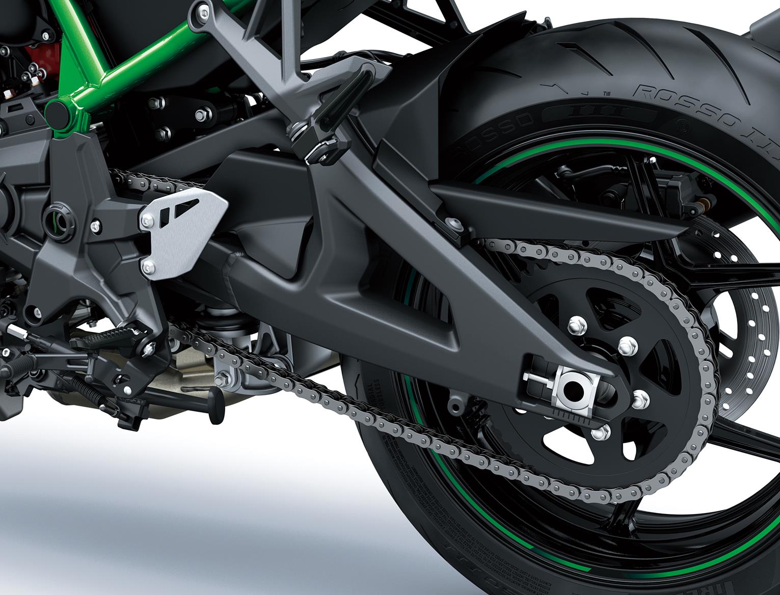 Kawasaki Z H2 swingarm and rear assembly Kawasaki Z H2 swingarm and rear assembly
