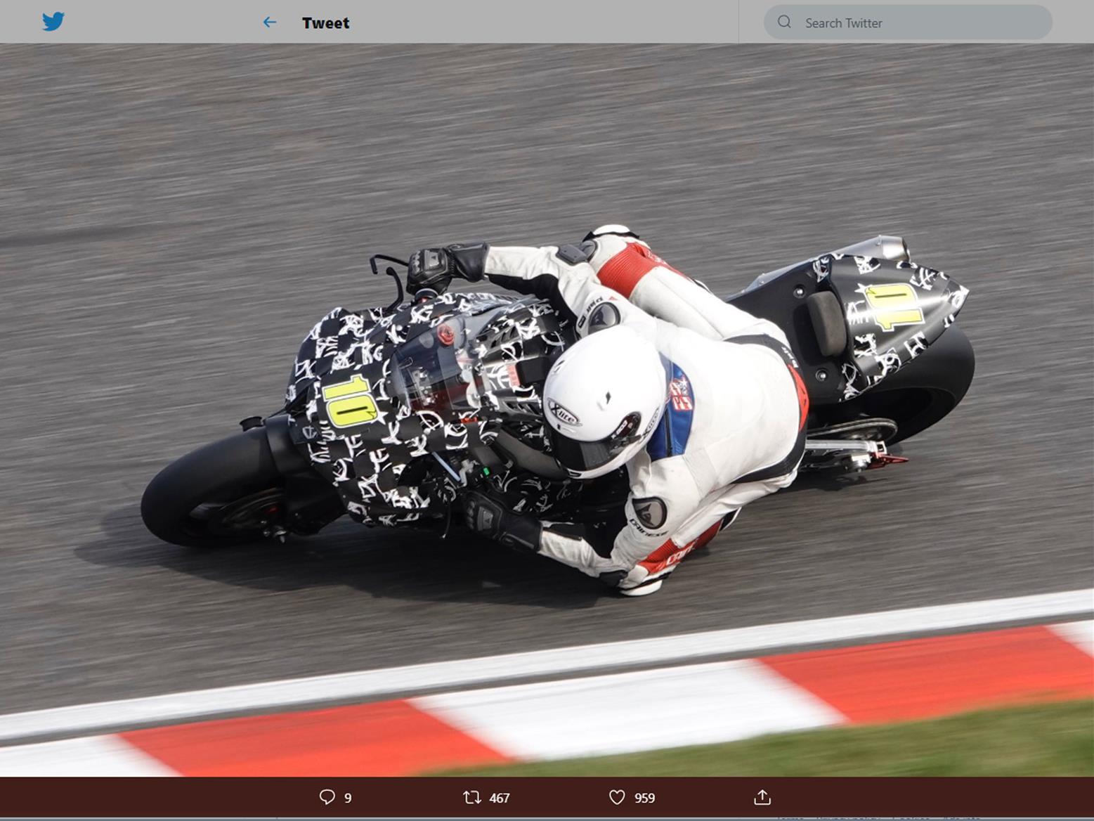 2020 Honda Fireblade spy shots 2020 Honda Fireblade spy shots