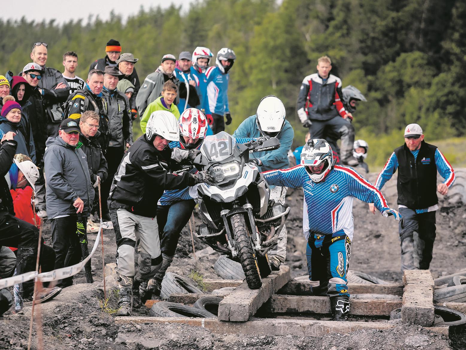 One of the GS Trophy qualifier challenges One of the GS Trophy qualifier challenges