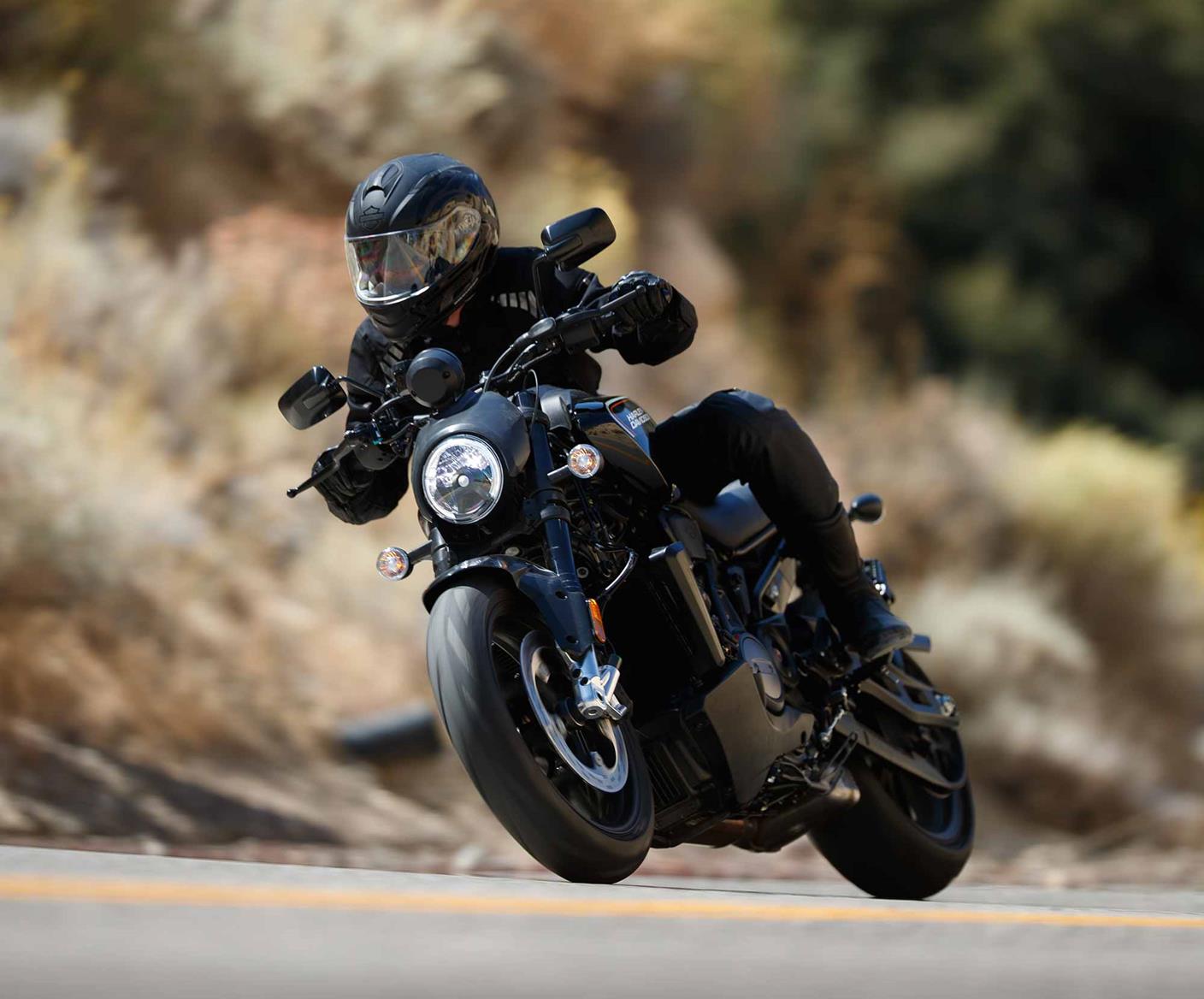 Harley-Davidson Bronx riding Harley-Davidson Bronx riding